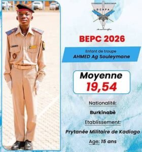 Lire la suite à propos de l’article 19,54/20, une moyenne record d&rsquo;un jeune élève au BEPC 2026.