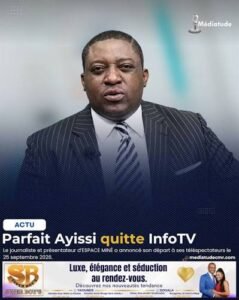 Lire la suite à propos de l’article Médias: le journaliste Parfrait Ayissi annonce en direct sa démission de la chaine Info TV.